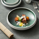 Axyaa Ceramic Dip Dish: High-grade Japanese-style Snack Plate for Home & Hotel