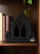 Axyaa Gothic Castle Wood Bookend - Elegant Home & Library Decor for Halloween