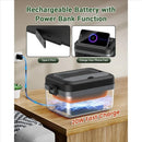 Axyaa Rechargeable Electric Lunch Box: Portable Self-Heating Food Warmer