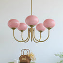 Axyaa French Cream Chandeliers: Retro Style, Warm Lighting Fixtures for Living Room & Bedroom