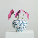 Axyaa Retro Ceramic Bottle Vase | Hand-painted Chinese-style Flower Arrangement Jar