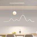 Axyaa Moonlight Chandeliers: Luxury Modern Dining Table Lights for Bar, Pendant, and Indoor Decor.