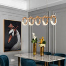 Axya Luxury Golden Ring Chandelier for Modern Home Decor