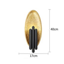 Axya Metal Tube Resin Plate Wall Lamps Nordic Home Decor Silver Gold Light Fixtures