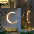 Axyaa Stainless Steel Crescent Wall Lamp - Waterproof IP65, Outdoor Lighting for Corridor & Courtyard