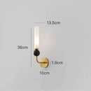 Axyaa Marble Wall Lamp - Modern Copper Nordic Design for Living Room & Bedroom