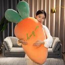 Axyaa Carrot Doll Pillow Plush Toy - Perfect Girl's Gift for Birthday & Holiday.