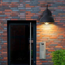 Axyaa Rusty Metal Wall Sconce Industrial Outdoor Wall Light