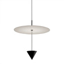 Axyaa Black LED Adjustable Suspension Pendant Light for Living Room, Bedroom, Kitchen and Dining