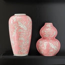 Axyaa Blue White Porcelain Ceramic Vase Chinese Retro Decor Flower Home Accessory