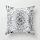 Axyaa Geometric Pillow Covers: Modern Grey Polyester Throw Pillow Cover