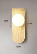 Axyaa Walnut Pebble LED Ceiling Light - Home Decorative Lamp