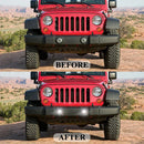 Axyaa LED Fog Lights for Jeep Wrangler JL JLU Rubicon Sahara 2018 2019