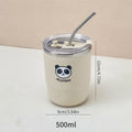 Axyaa Double Wall Stainless Steel Insulated Coffee Mug with Straw