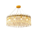 Axyaa Nordic Luxury Crystal Pendant Chandelier LED Kitchen Living Room Bedroom Light
