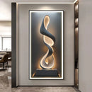 Axyaa Abstract Art Mural Wall Lamp for Foyer Living Room Staircase Decoration