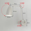 Axyaa Iron Folding Lamp: Modern Minimalist Telescopic Wall Light, American Retro Loft Design