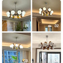 Axyaa Medieval Glass Chandelier - Suspension Pendant Lamp for Dining Table
