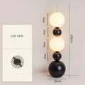 Axyaa Minimalist Art Nordic Design LED Floor Lamp for Living Room Decor