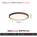 Axyaa Modern Full Spectrum Ceiling Lamp for Bedroom, Living Room, Study - Ultra-thin & Eye-friendly