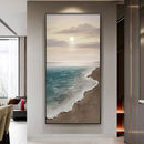 Abstract Heavy Texture Oil Painting Palette Knife Canvas Art Mural Light Wall Picture by Axyaa.