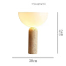 Luxury Glass Stone Floor Lamp Axyaa Brand Bedroom Living Room Bedside Light, Bulbs Included