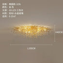 Axyaa Crystal Water Drop Branch Pendant Light Luxury Lamps for Living & Dining Room