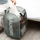 Axyaa Foldable Laundry Basket - Large Capacity, Washable, Wear-Resistant Storage Box