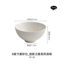 Axyaa Modern Ceramic Noodle Soup Bowl, Premium Quality Large Tableware