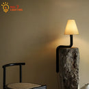 Axyaa Classical Wood Table Lamp LED Desk Light for Study Bedroom