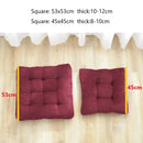 Axyaa Corduroy Square Floor Seat Cushion - Oversized Tufted Chair Pad