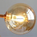 Axyaa Modern Chrome Plated Chandelier Rose Gold LED Suspension Lamp