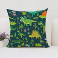 Axyaa Dinosaur Paradise Pillow Cover - Children's Room Decor - Exquisite Kids Gift