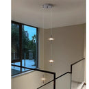 Axyaa Crystal Chandelier: Modern Loft Villa Staircase Dining Room Lighting