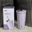 Axyaa Insulated Cold Cup with Diamond-Shaped Straw for Portable Ice Cream Water.