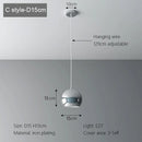 Axyaa Modern Plating Pendant Lights Chandeliers for Dining Room Kitchen Bedroom