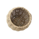 Axyaa Rattan Vase: Country Retro Bouquet Holder & Tabletop Storage Basket