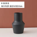 Axyaa Minimalist Ceramic Vase for Flowers and Desk Decoration