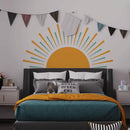 Axyaa Boho Sun Wall Stickers for Boy's Room Nursery Decor