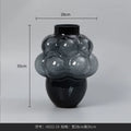 Axyaa Grey Grape Vase: Elegant Art Decor for Living Room, Dining Table, TV Cabinet
