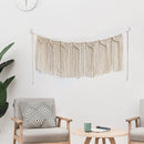 Axyaa Boho Cotton Rope Macrame Handwoven Wall Hanging Tapestry Creamy-White Home Decor