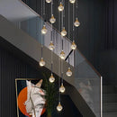 Axyaa Crystal Chandelier Pendant Light for Luxury Dining Room Decor
