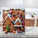 Axyaa Sugar Cookie Man Pancake Man Coffee Mug Kid's Christmas New Year Birthday Gift