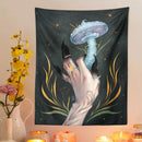 Forest Magic Datura Tapestry Wall Art by Axyaa - Bohemian Decor for Home