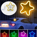 Axyaa Star Neon Car Window Lights: Glow Atmosphere & Party Supplies