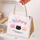 Axyaa Cartoon Lunch Box Bag: Korean Style Ice Bag for Student Worker, Thermal Lunch Storage