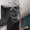 Axyaa Nordic Stair Chandelier, Pendant Lights, Ceiling Light for Living, Bedroom, Dining Room