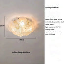 Axyaa Modern Glass Flower LED Chandelier for Home Living Room Bedroom Decor