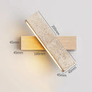 Axyaa Stone LED Wall Lamps - Adjustable Bedroom Atmosphere Decoration