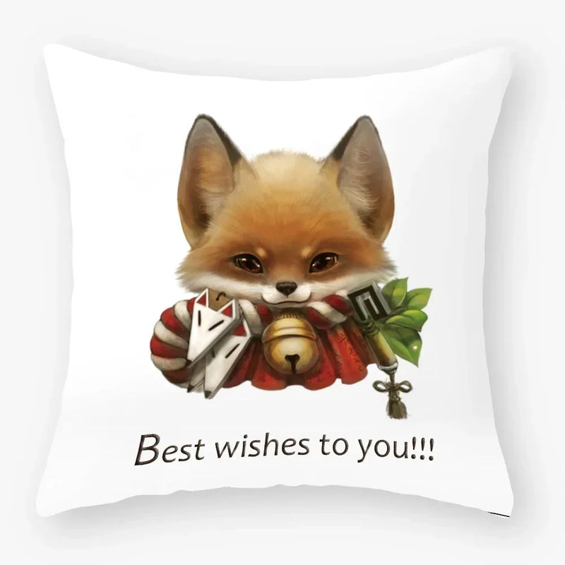 Axyaa Cartoon Animal Cushion Cover 45*45cm